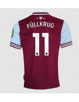 West Ham United Niclas Fullkrug #11 Domácí Dres 2024-25 Krátký Rukáv